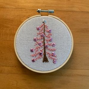 SOLD on Etsy. Pink sparkly Christmas tree